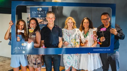 Entract 127 celebrates its first birthday joined by members, partners, and friends